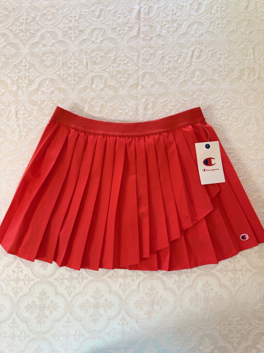 Champion Girls XL 16 Red Pleated Tennis Skort Built In Shorts NWT Athletic - Picture 10 of 11